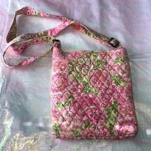 Vera Bradley Hipster Purse Pink Petal